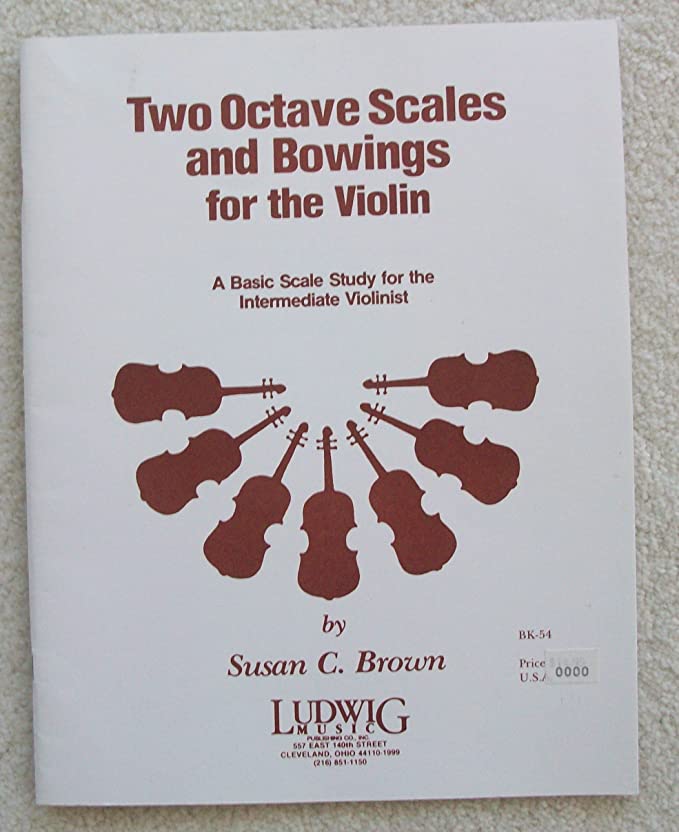 Two Octave Scales And Bowings For Viola By Susan C Brown Brand Ludwig
