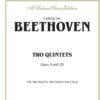 Two Quintets, Opus 4 and Opus 29 By Ludwig van Beethoven String Quintet Book Kalmus Alfred Item: 00-K02084